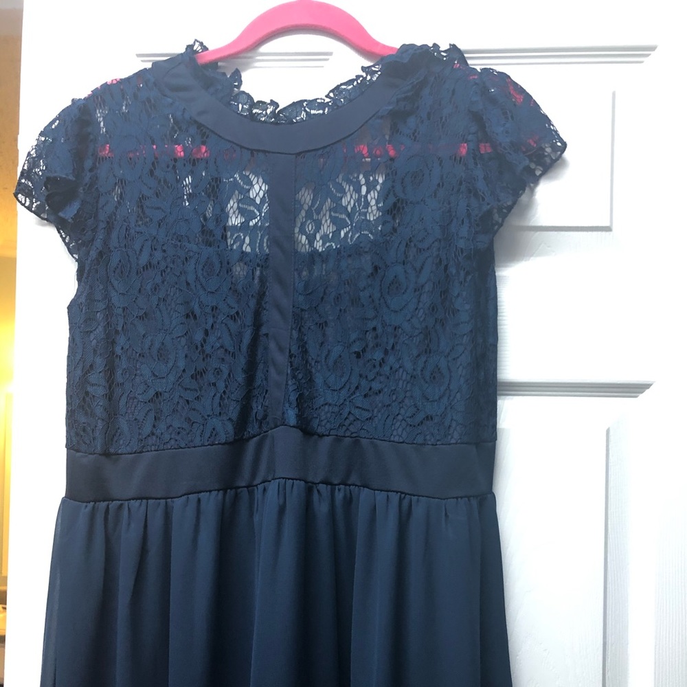 Blue Lace Dress